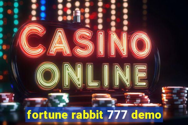 fortune rabbit 777 demo